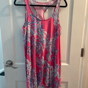 Vibrant Pink Sleeveless Dress